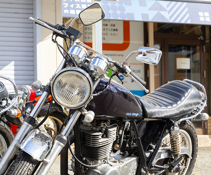 バイク好きの理想と想像を形にします。些細なことでもお問い合わせください。